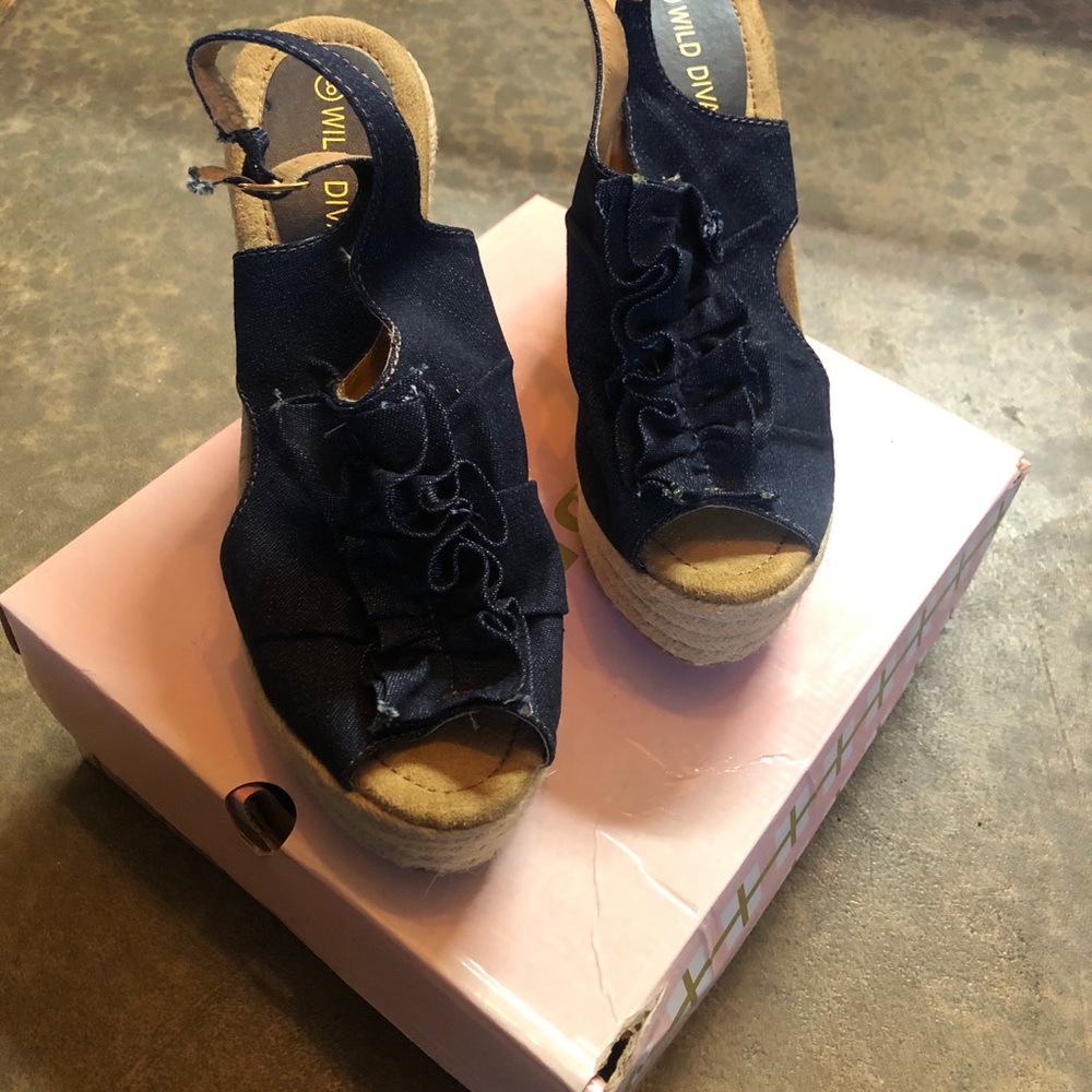 Brand New Denim Slingback